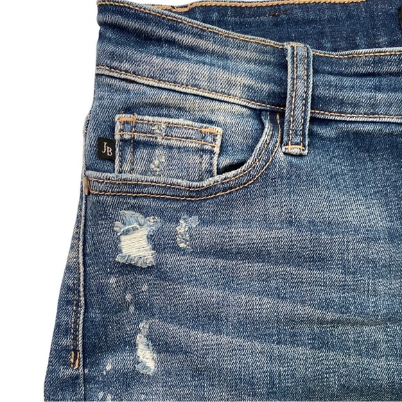 Judy Blue Beach Splash Denim Jean Shorts  Size Medium NWT - Picture 7 of 9